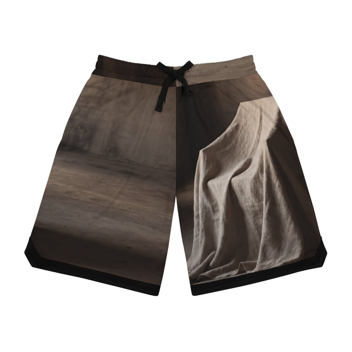 Basketball Rib Shorts - Draped Silence Still Life Art... |...