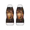 Polyester Car Seat Covers - Fractured Amber Glass Wall Art...
