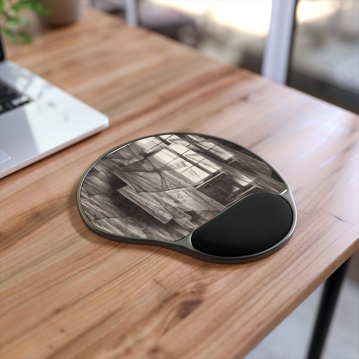 Mouse Pad With Wrist Rest - Spectral Veils | Echovira...