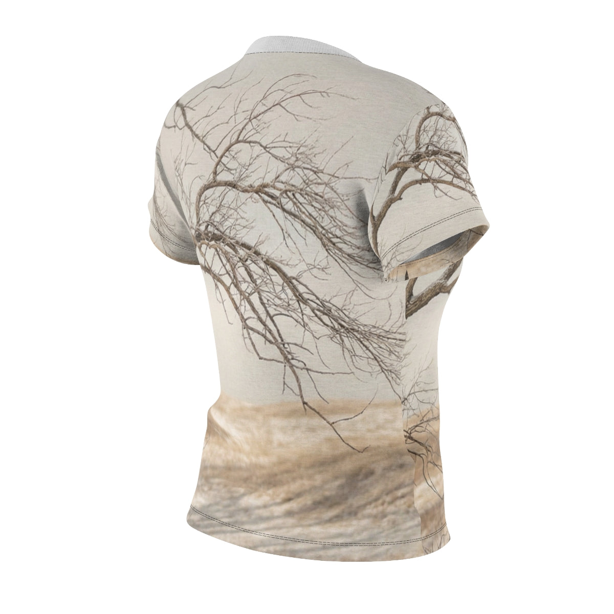 Women's Cut & Sew Tee - Winter Branch Solitude Landscape |...