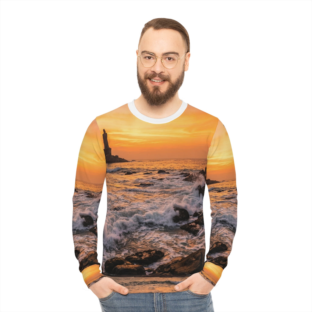 Light Sweatshirt - Golden Ocean Glow
