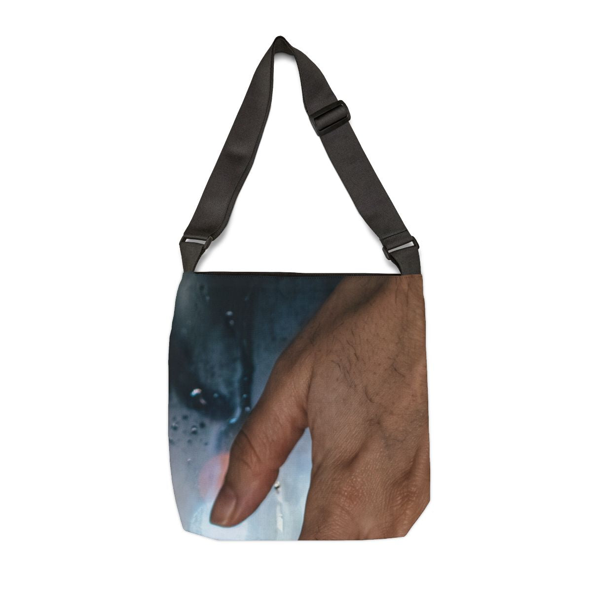 Adjustable Tote Bag Rainy Window Art