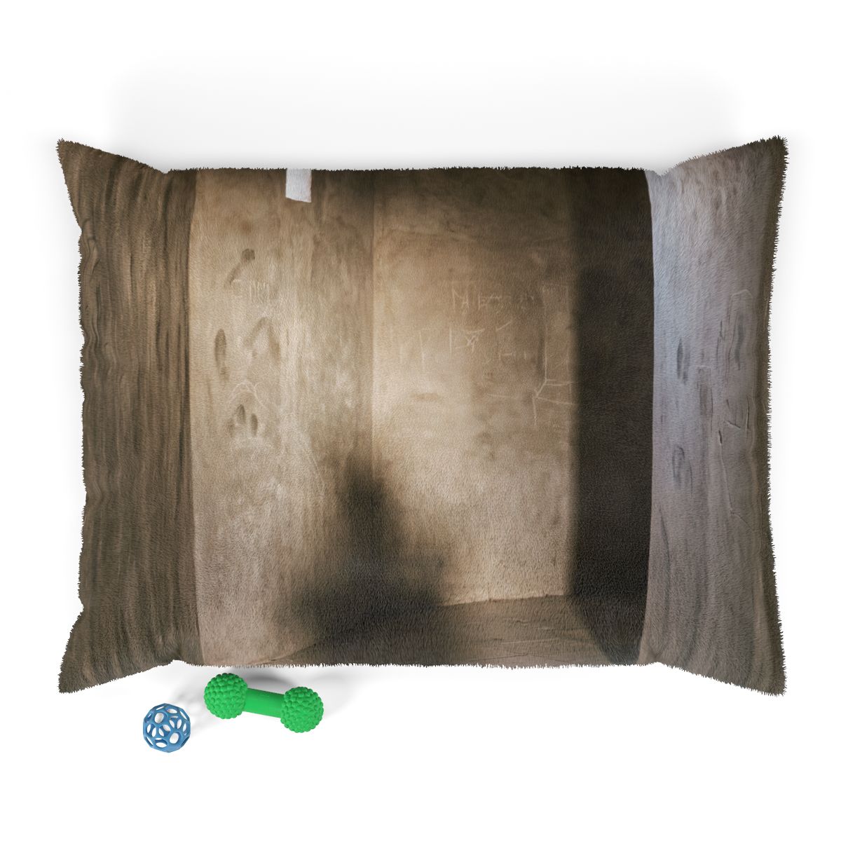 Pet Bed - Shadows of the Citadel moody architectural print |...