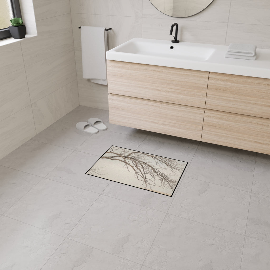 Heavy Duty Floor Mat - Winter Tree