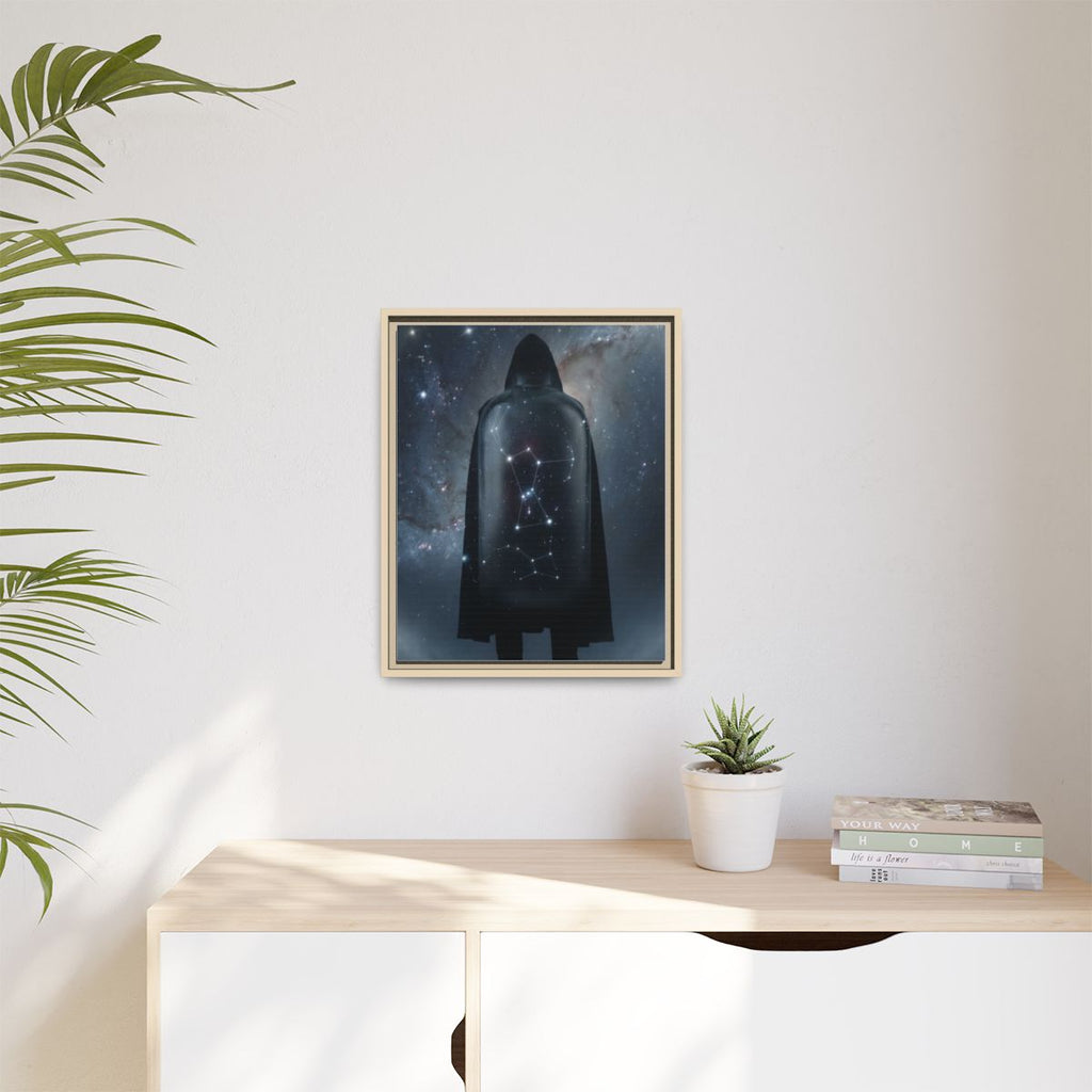 Framed Matte Canvas - Cosmic Sentinel — Natural / 1.25"... |...