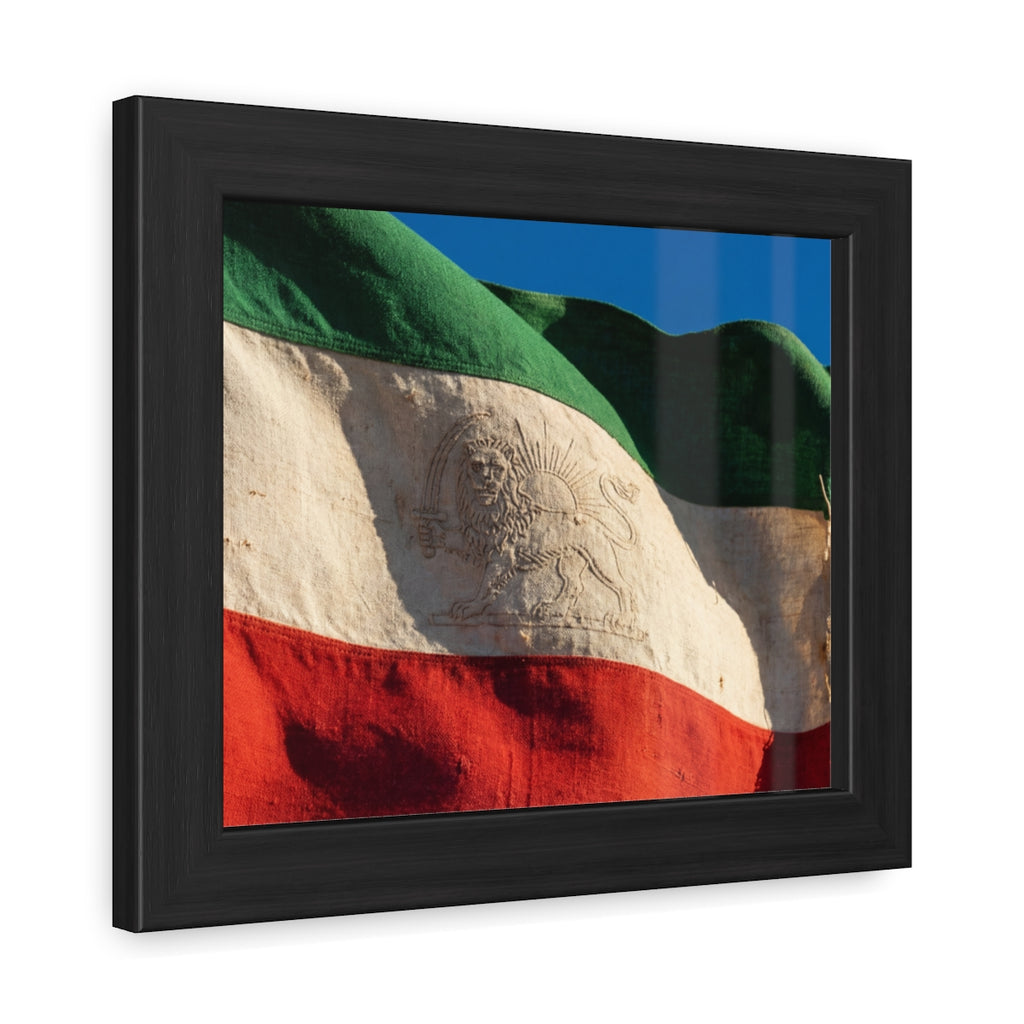 Framed Wall Art - Heritage Flag — Landscape
