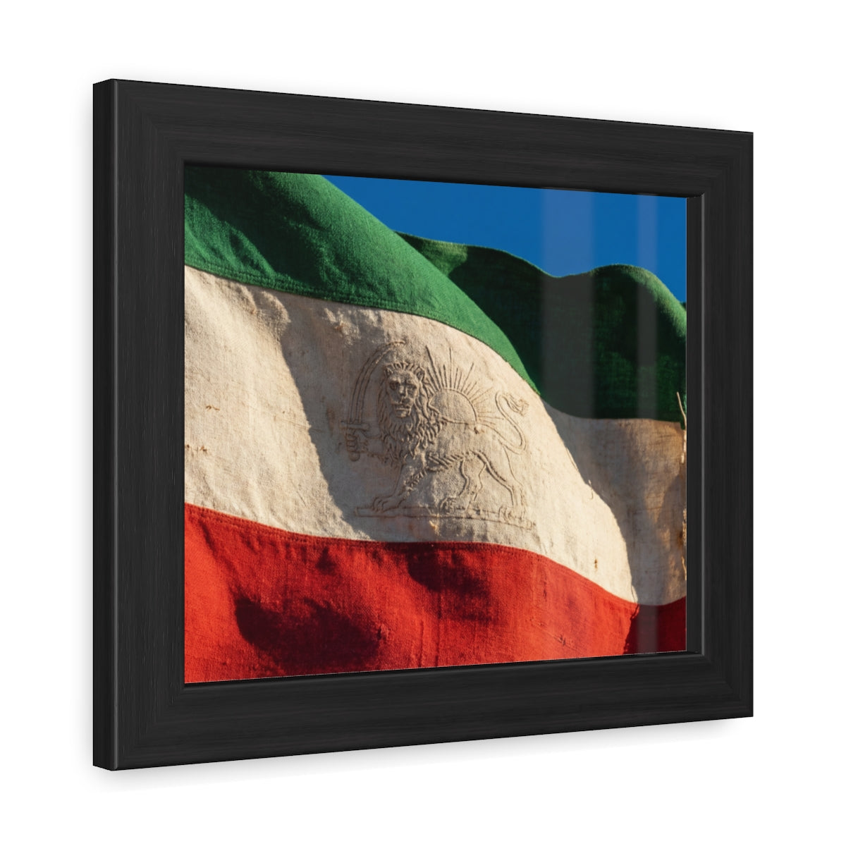 Framed Wall Art - Heritage Flag — Landscape