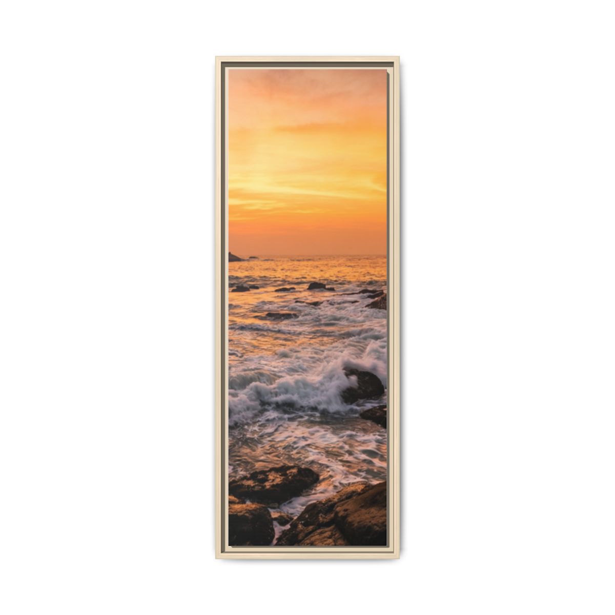 Framed Matte Canvas - Majestic Golden Coast