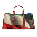 Waterproof Travel Bag - Vintage Persian Lion and Sun Flag......
