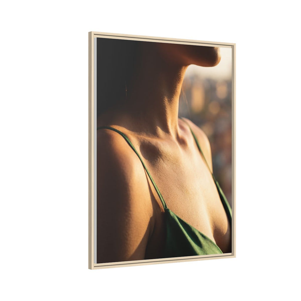 Framed Matte Canvas - Sunlit Muse