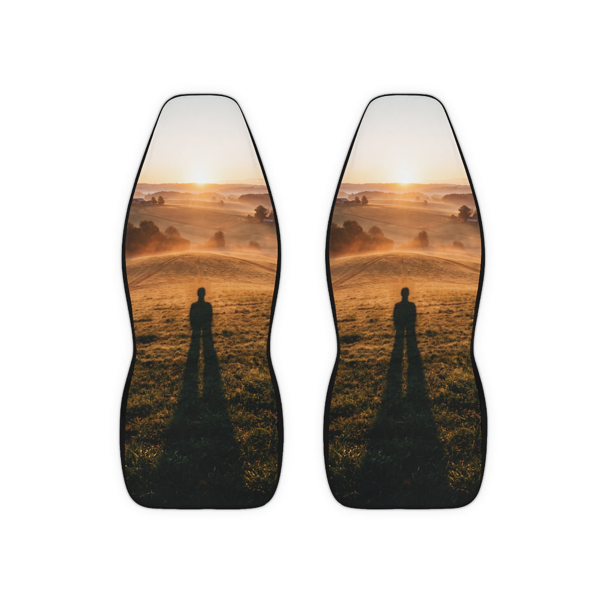 Golden Hour Landscape Car Seat Covers