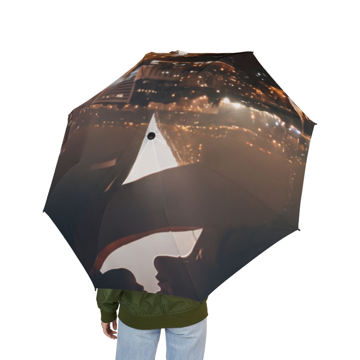 Foldable Umbrella - City Lights Rain shield | Echovira...