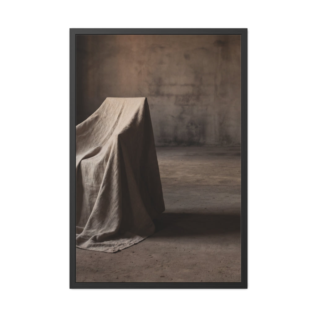 Framed Posters - The Covered Chair Moody Fine Art... |...