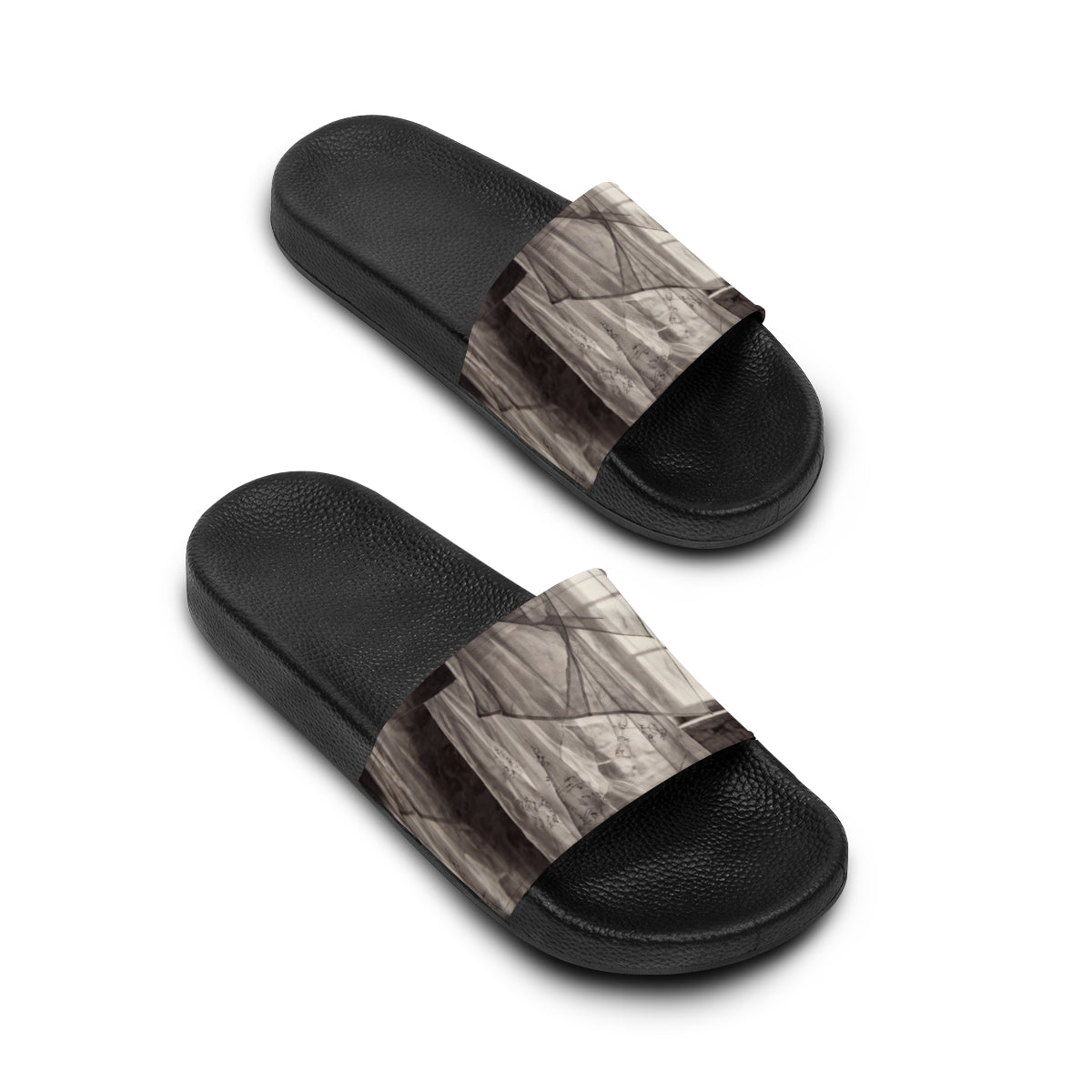 Men's Slide Sandals - Spectral Veils | Echovira Gallery