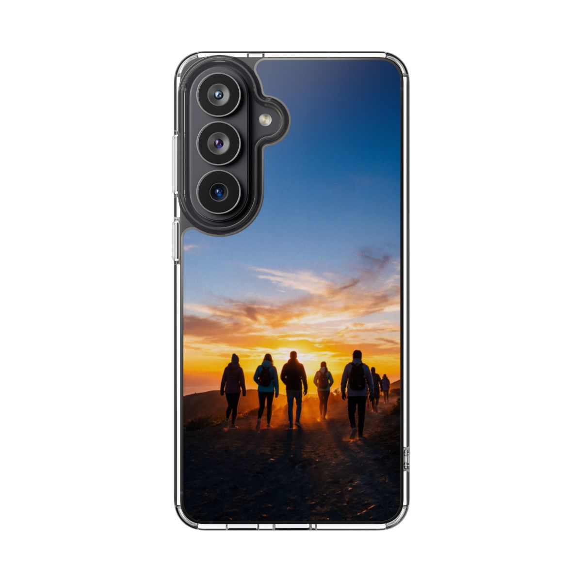 Clear Impact-Resistant Cases - Clear Phone Case - Sunset...