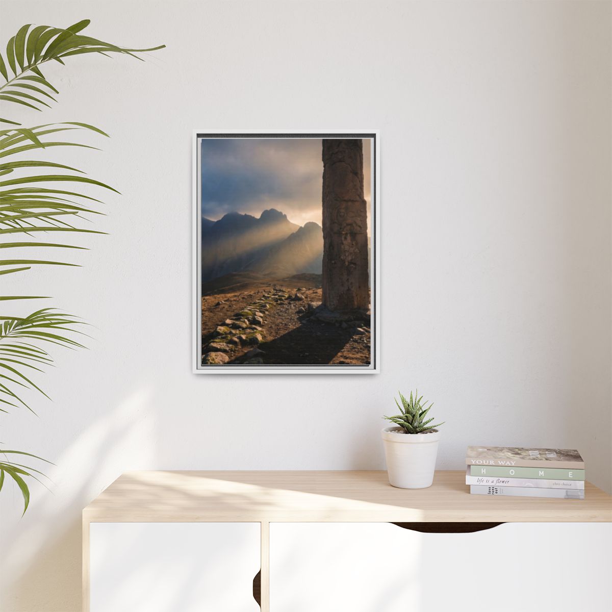 Matte Canvas, Framed - Mystic Monolith Ancient Persian... |...