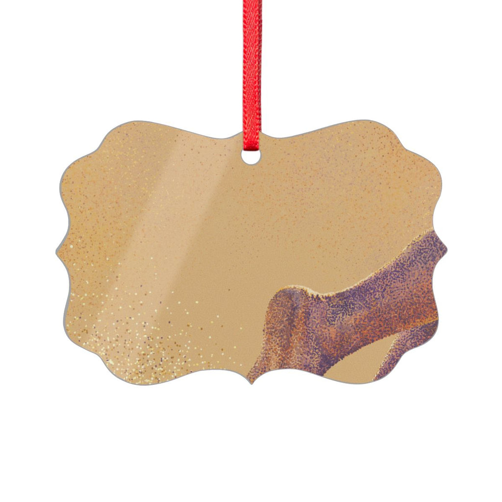 Acrylic Ornament - Golden Hour Sands | Echovira Gallery