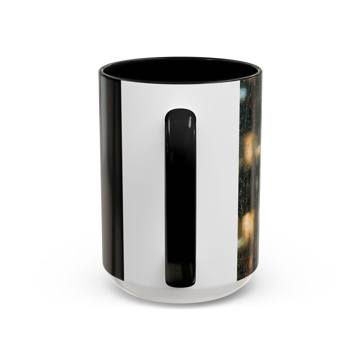 Accent Coffee Mug - Rainy Night Scene