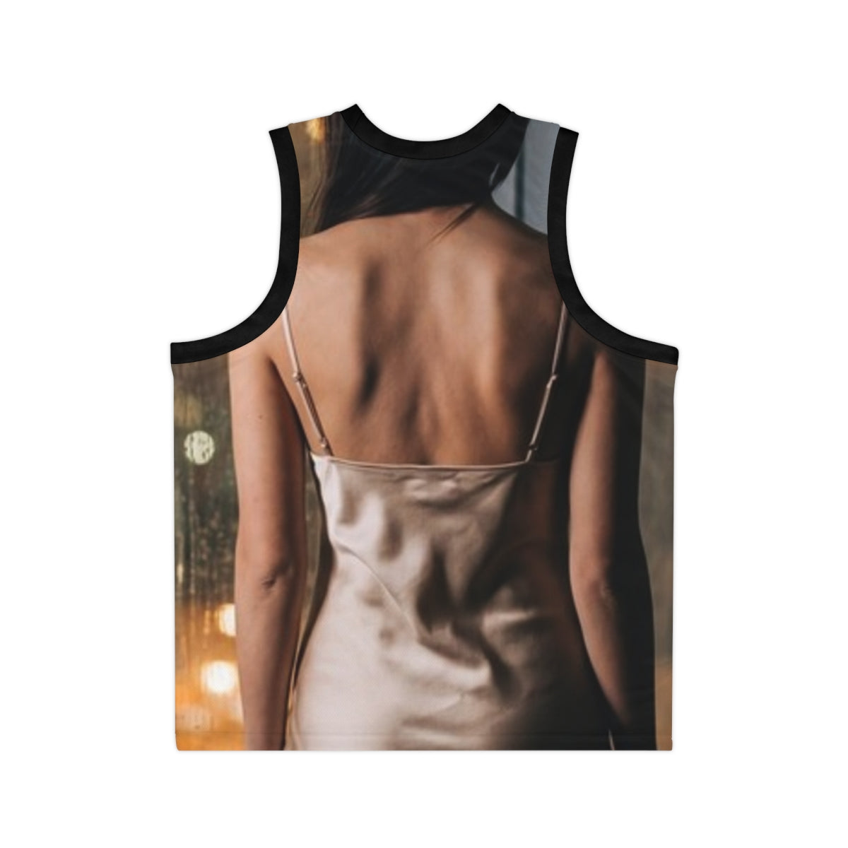 Men's Basketball Jersey - Shimmering City | Echovira Gallery