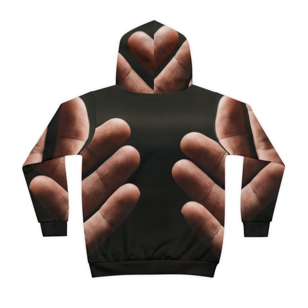 Children's Hoodie with Open Palms Art