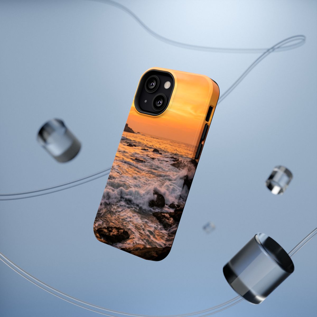 Impact-Resistant Cases - Phone Case - Sunrise Coastal Art— sizes part 1/2