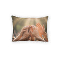 Cotton Pillow Sham - Golden Rays of Unity Wall Art |...