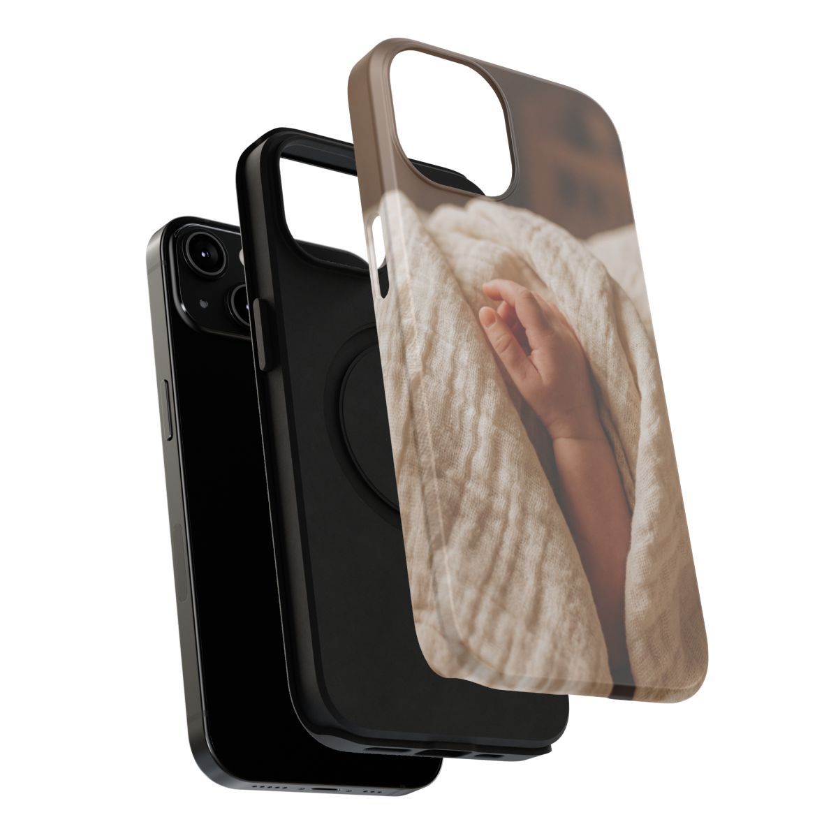 Impact-Resistant Cases - Warm Neutral Tech