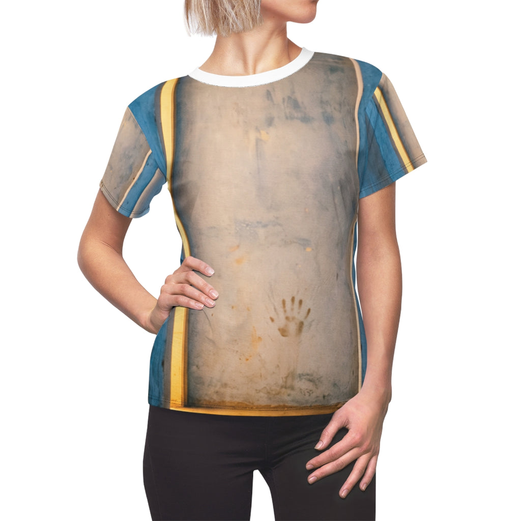 Women's Cut & Sew Tee - Liminal Corridor | Echovira Gallery