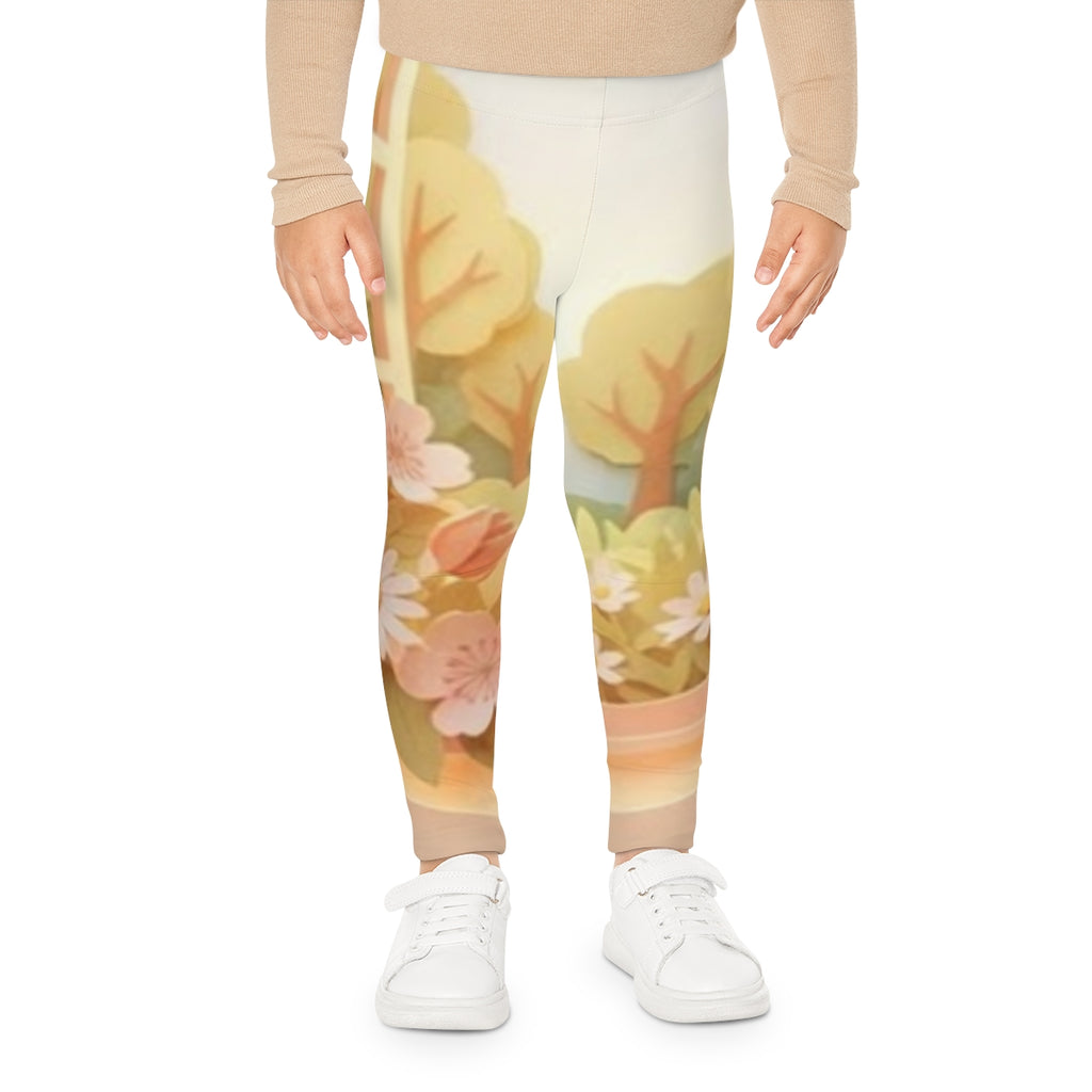 Kids Leggings - Springtime Floral | Echovira Gallery