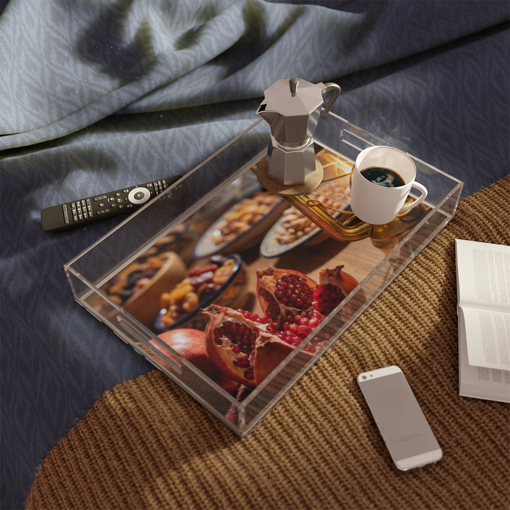 Acrylic Serving Tray - Persian Feast Ambiance | Echovira...