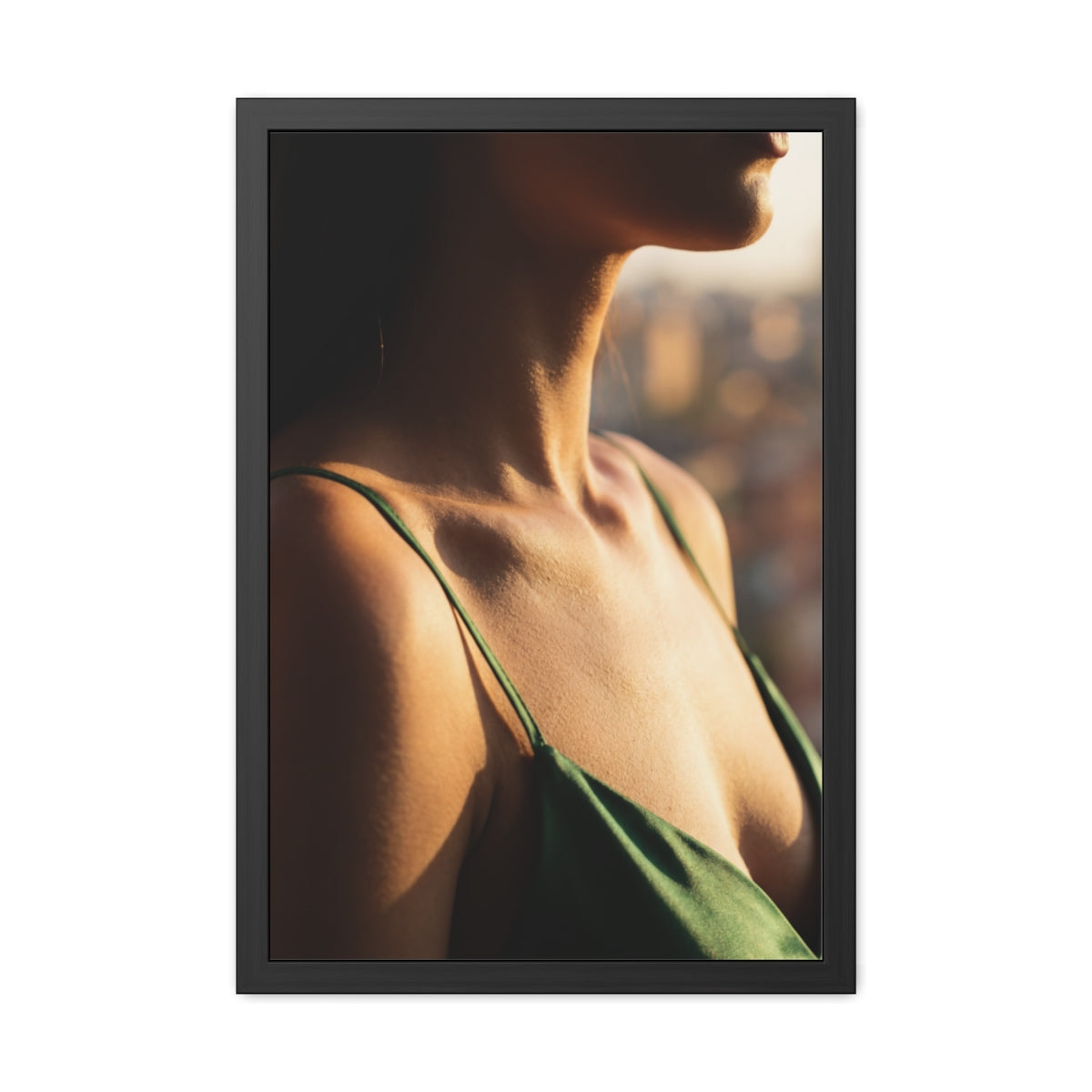 Framed Poster - Sunlit Muse Gallery Art — Portrait