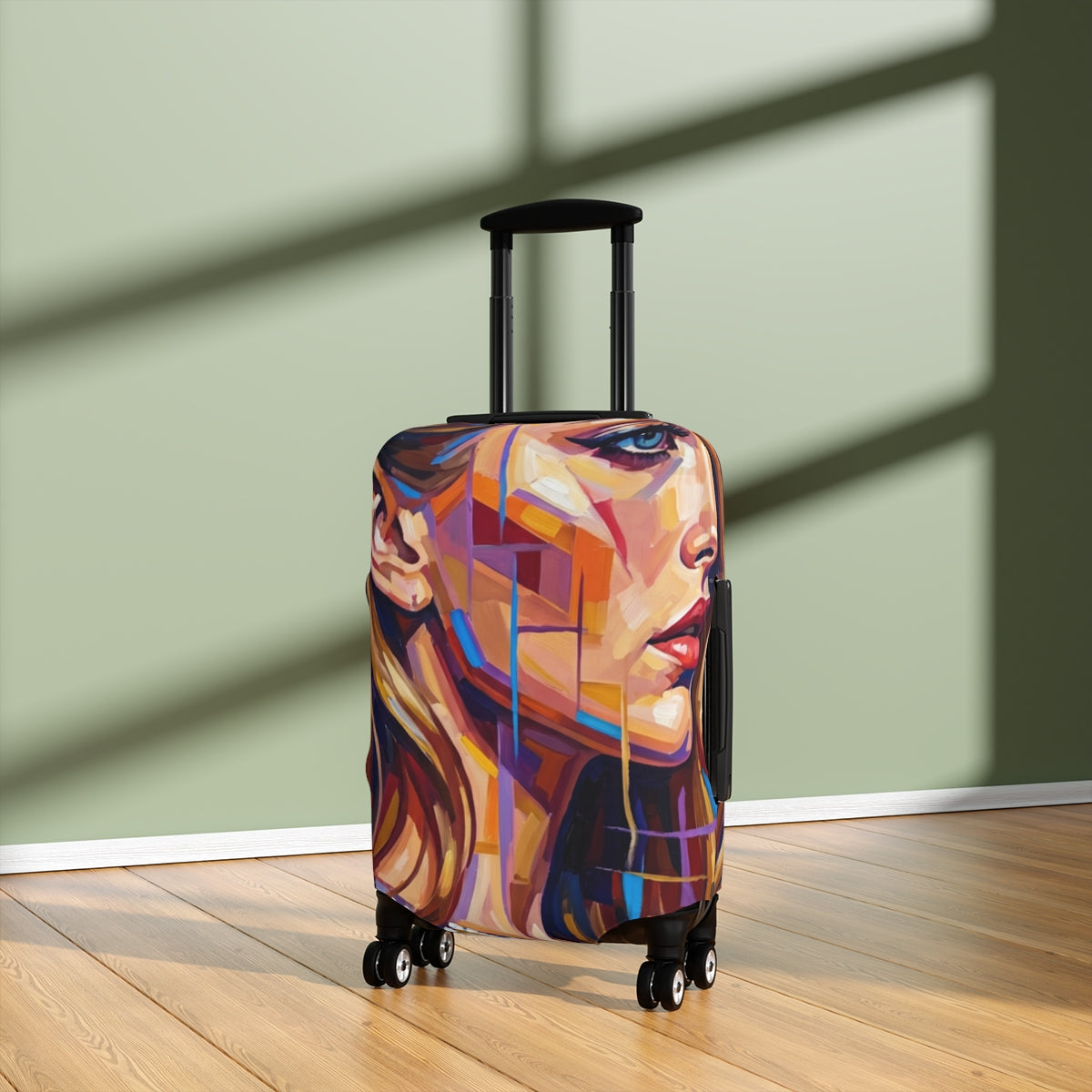 Luggage Cover - Shattered Elegance | Echovira Gallery