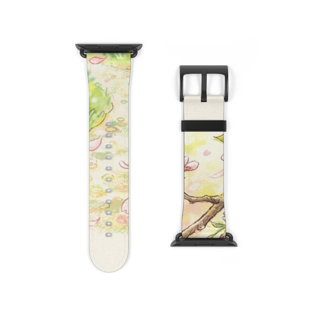 Apple Watch Band - Spring Blossom Path | Echovira Gallery