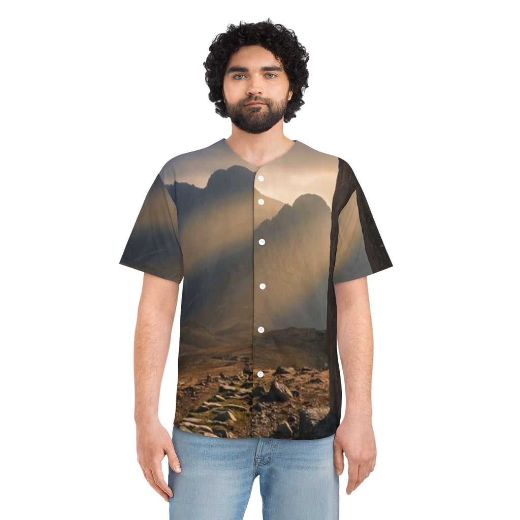 Men's Baseball Jersey - Mystic Monolith Ancient Persian... |...