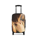 Luggage Cover - Golden Hour Elegance Minimalist Portrait Art...
