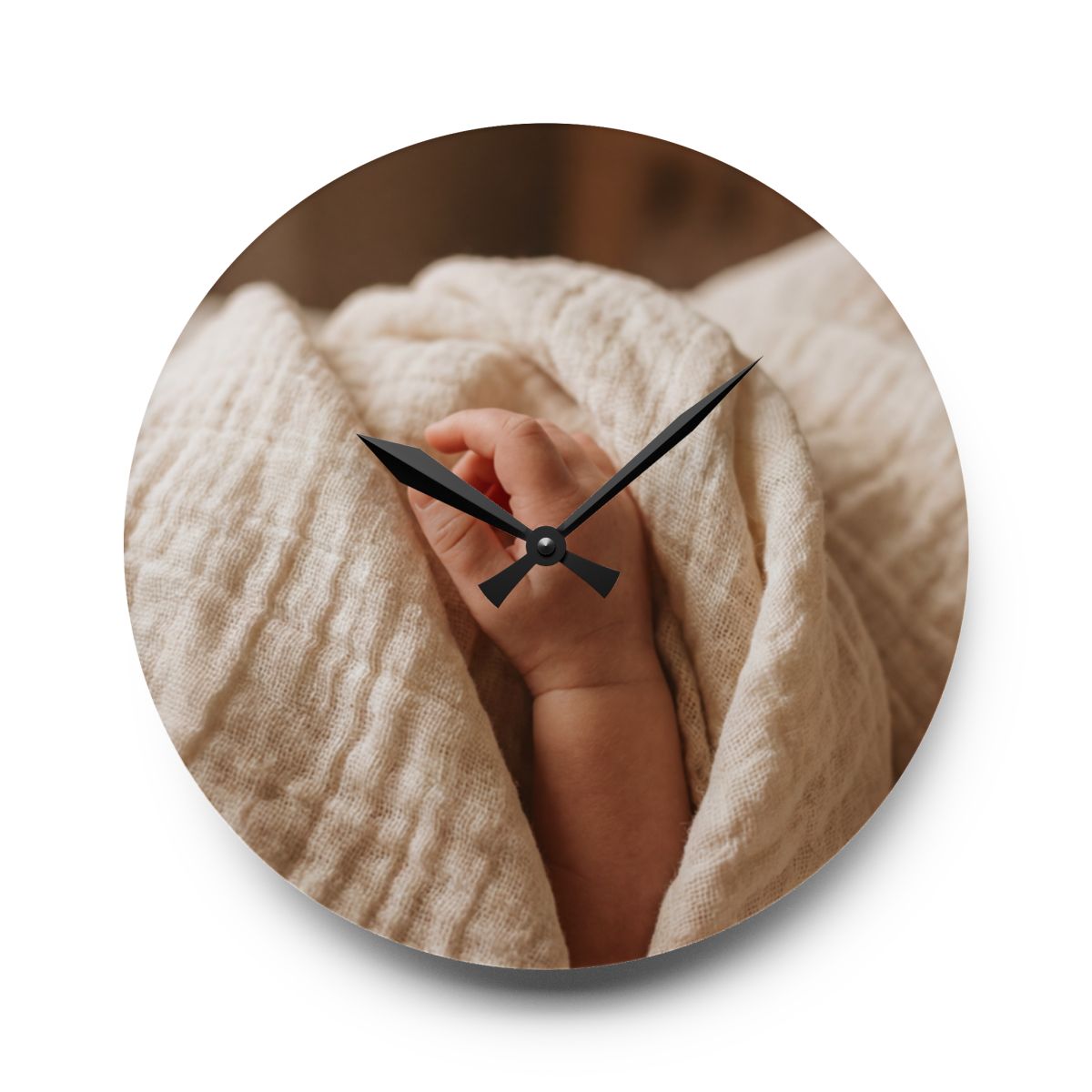 Acrylic Wall Clock - Peaceful Moments