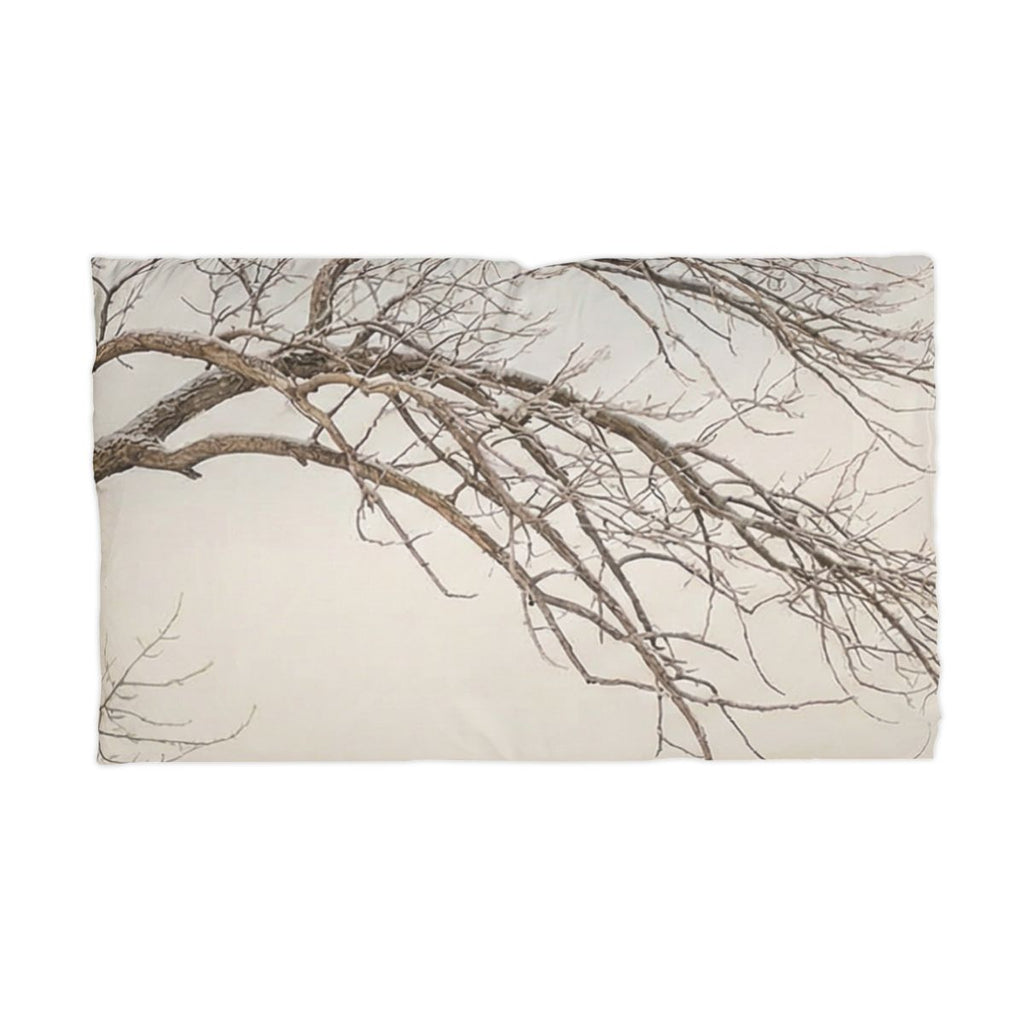 Microfiber Pillowcase - Winter Branch Solitude Landscape |...
