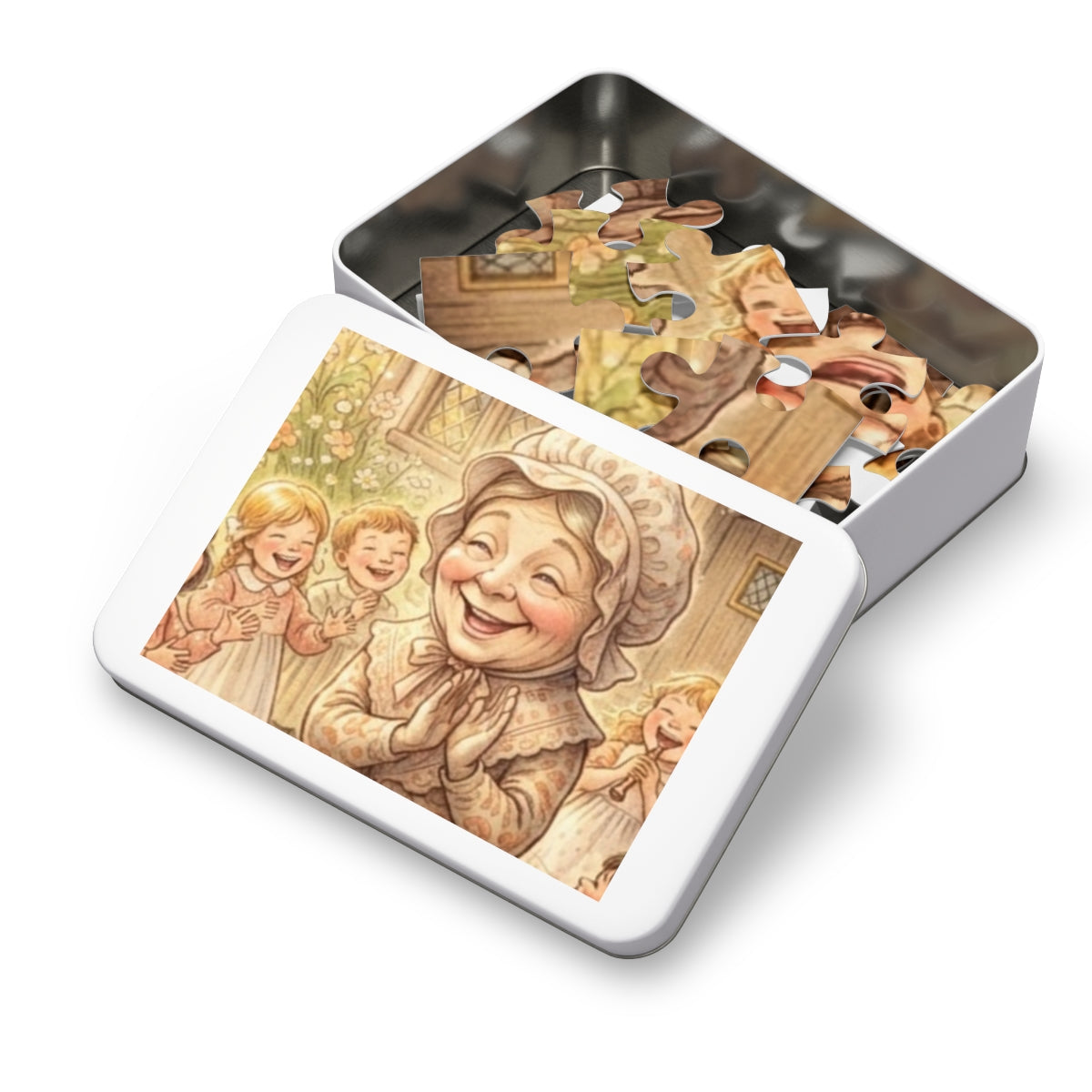 Jigsaw Puzzle with Tin - Fairytale Shoe House (30, 110, 252...