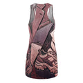 Women's Racerback Dress with Sartorial Art