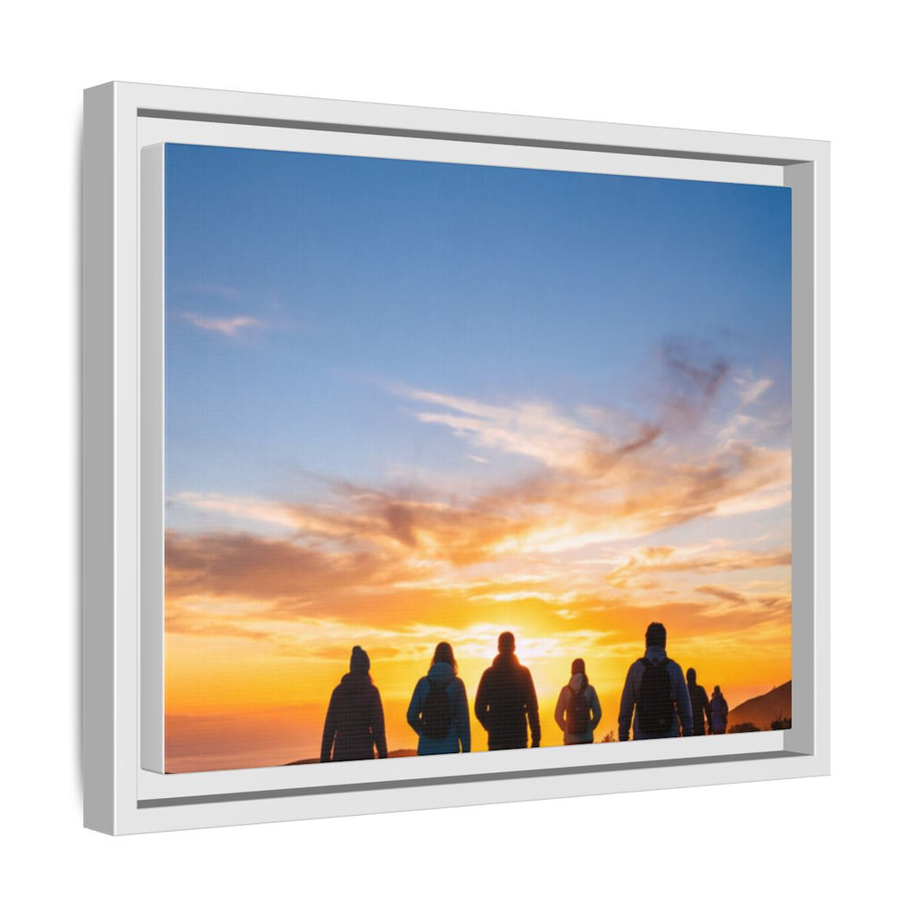 Matte Canvas, Framed - Epic Dawn Trek