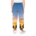 Youth Joggers - Golden Hour Wanderlust Art | Echovira...