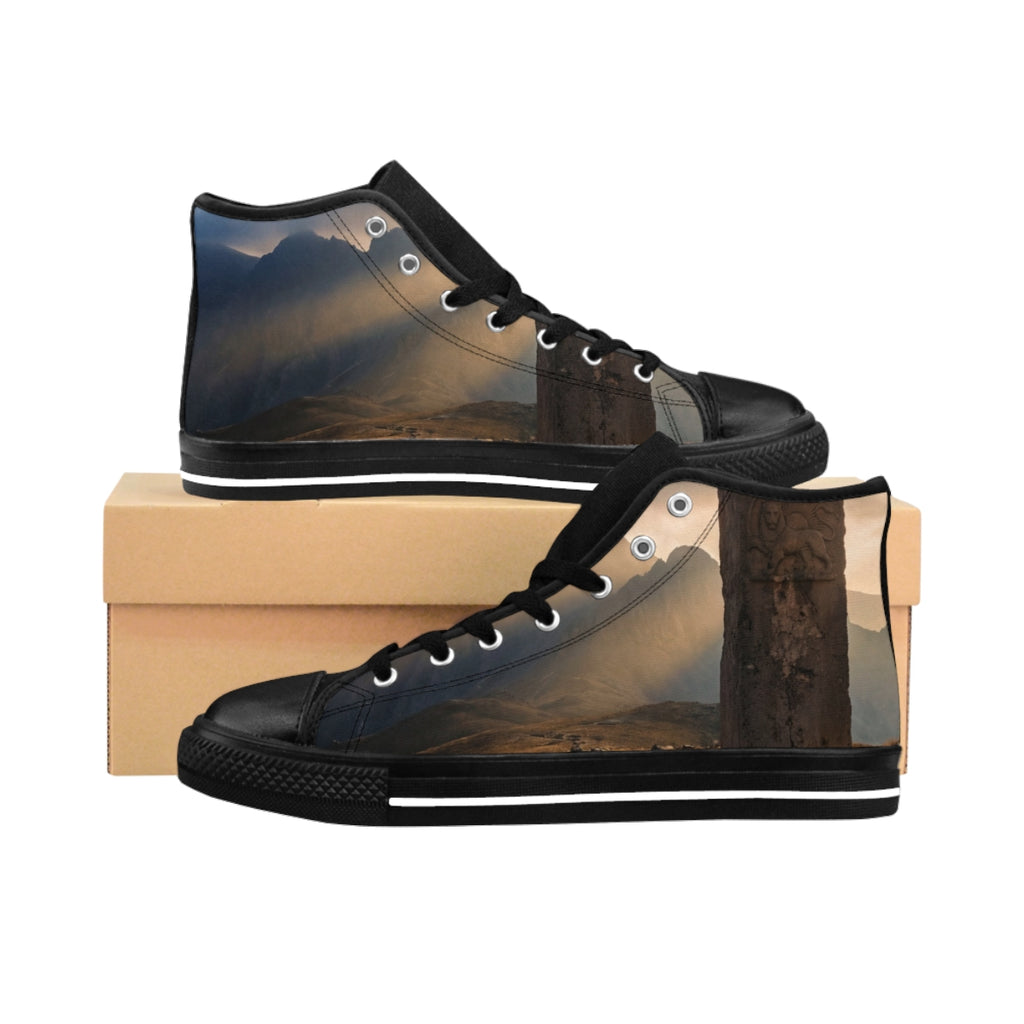 Women's Classic Sneakers - Mystic Monolith Ancient Persian...
