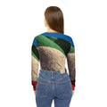 Women's Long Sleeve V-neck Shirt - Vintage Persian Lion and...