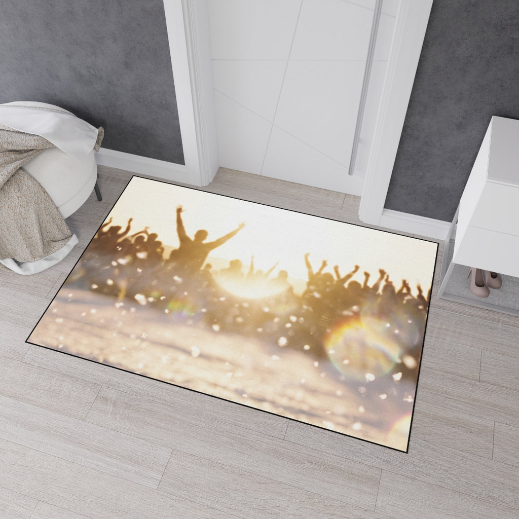 Heavy Duty Floor Mat with Golden Hour Art