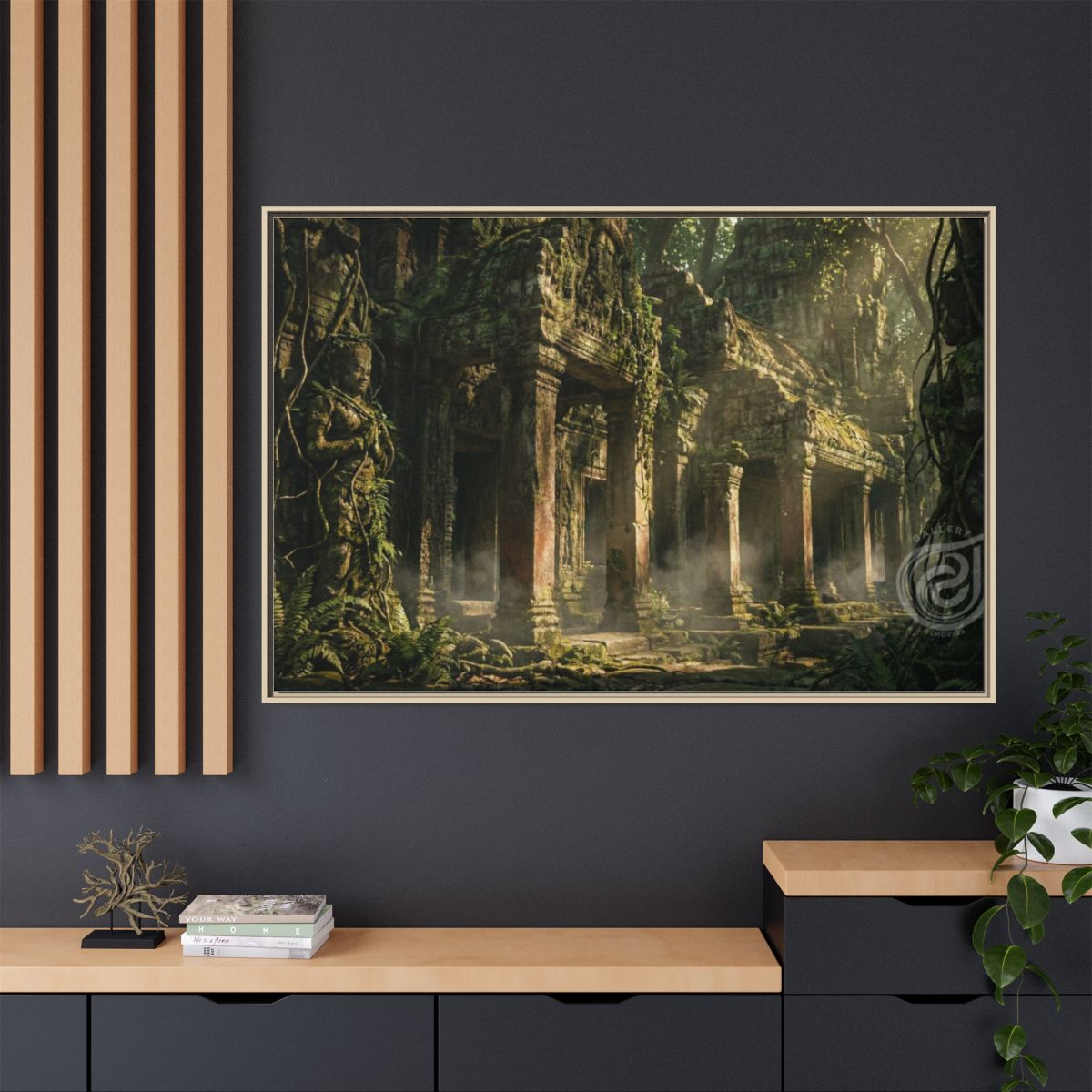 Matte Canvas Framed - Ancient Sanctuary (10×8, 12×9, 14×11...