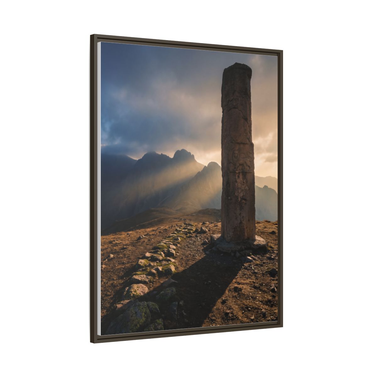 Framed Matte Canvas - Sun Peak