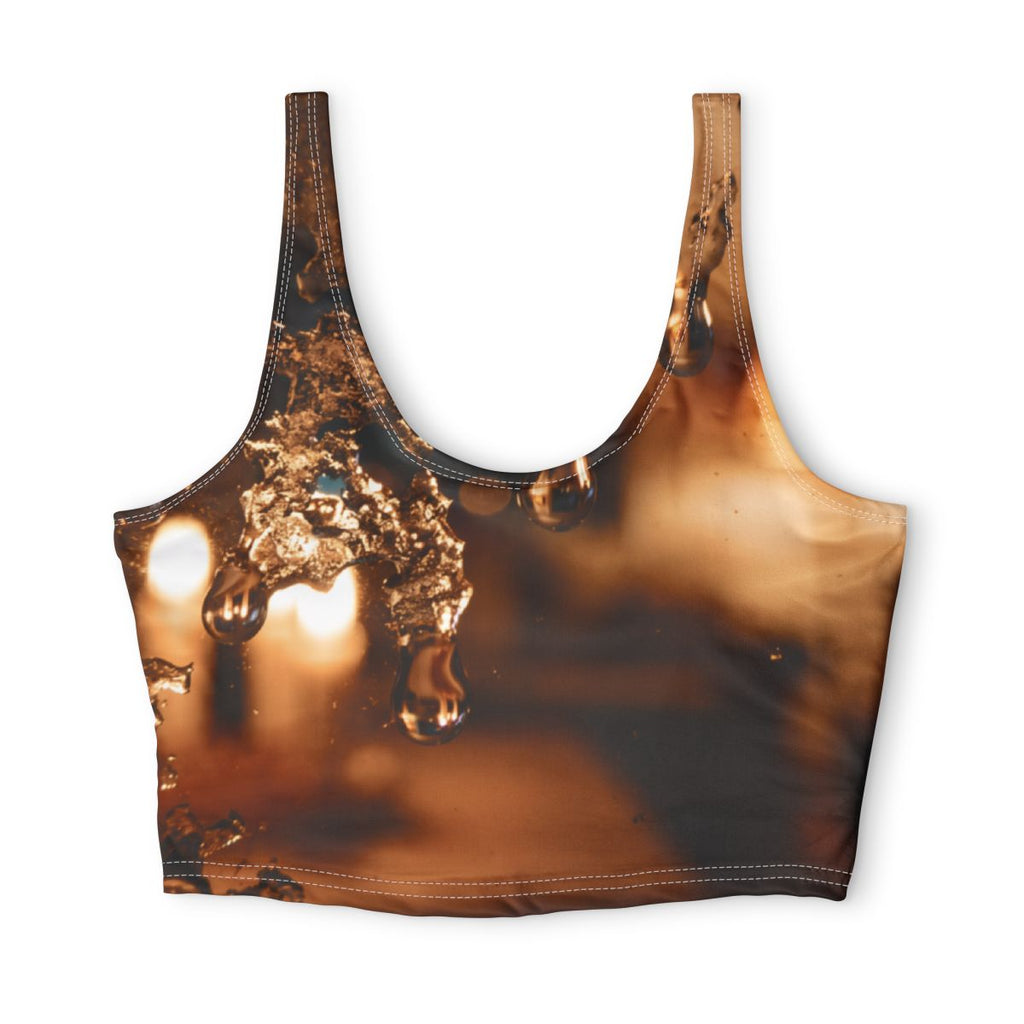 Sports Bra - Golden Radiance | Echovira Gallery