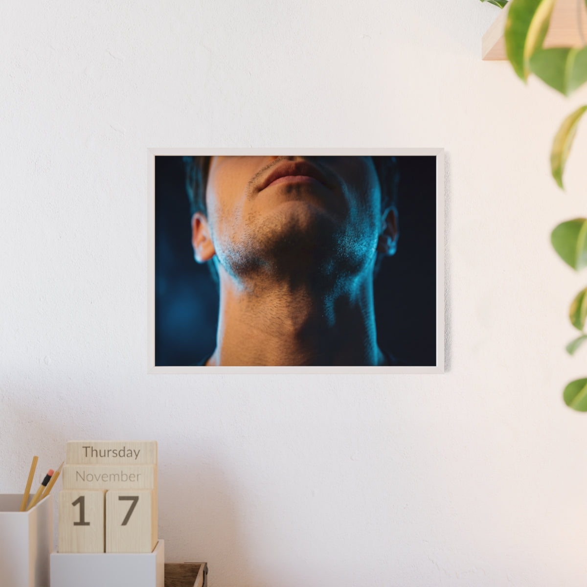 Wooden Framed Poster - Midnight Glow