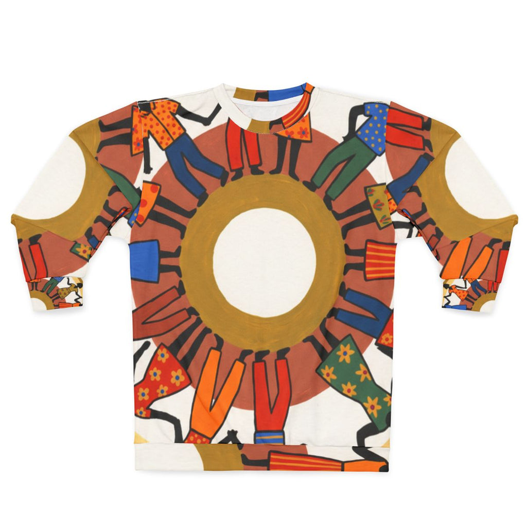 Unisex Sweatshirt - Unity Mandala Folk Art | Echovira...