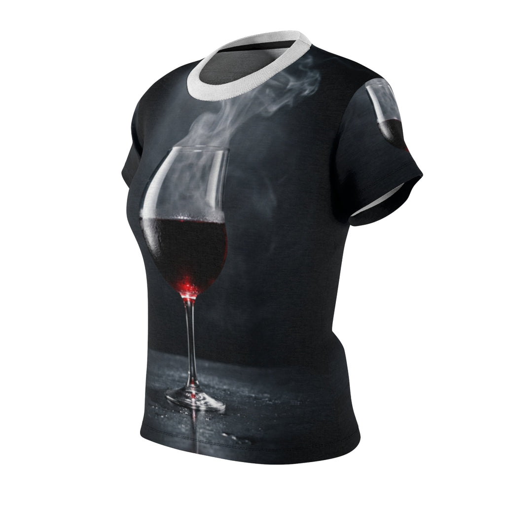 Women's Cut & Sew Tee - Noir Wine | Echovira Gallery